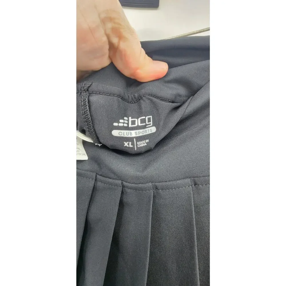 New NWT‎ BCG Women's Tiered Athletic Skort Black XL